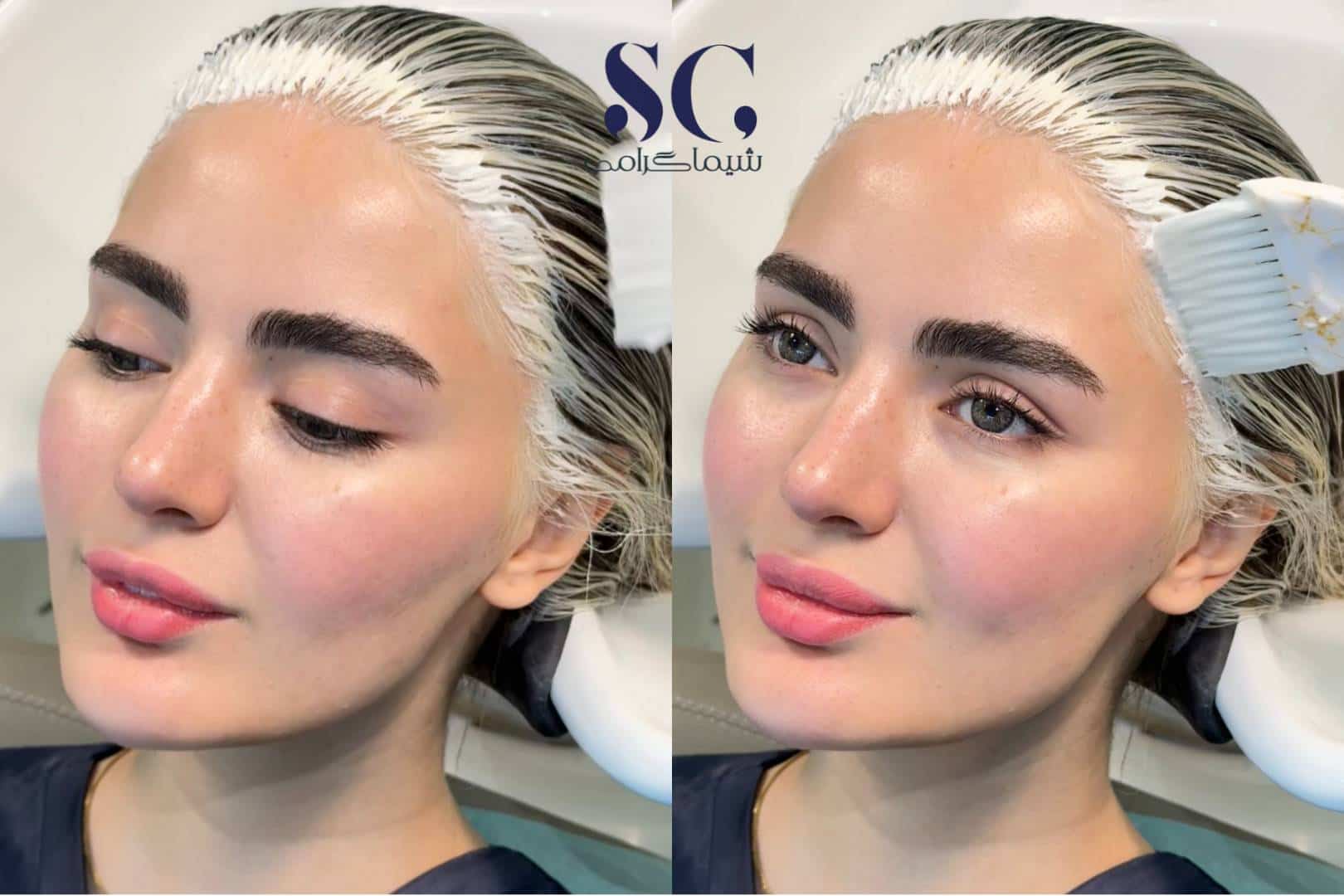 اجرای بالیاژ روسی در شیراز روی موهای بلند با حفظ عمق ریشه و روشنایی طبیعی